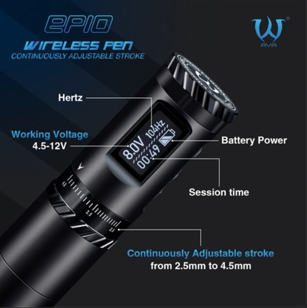 Máquina pen Inalámbrica AVA EP-10